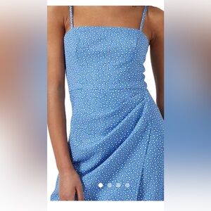 French Connection Blue and White Dress